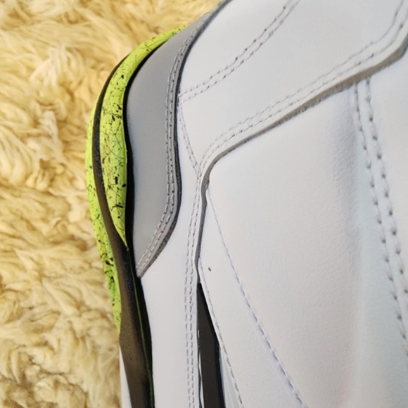 White and Black High-Top Sneakers - Picture 7 of 7